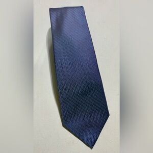 Neiman Marcus Navy Herringbone Tie